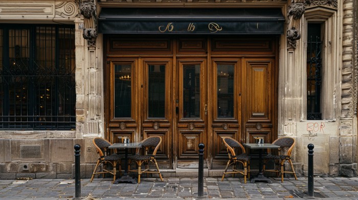 Un restaurant fermé